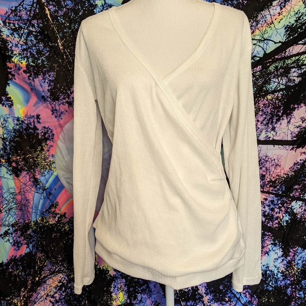 Acloth waffle knit top